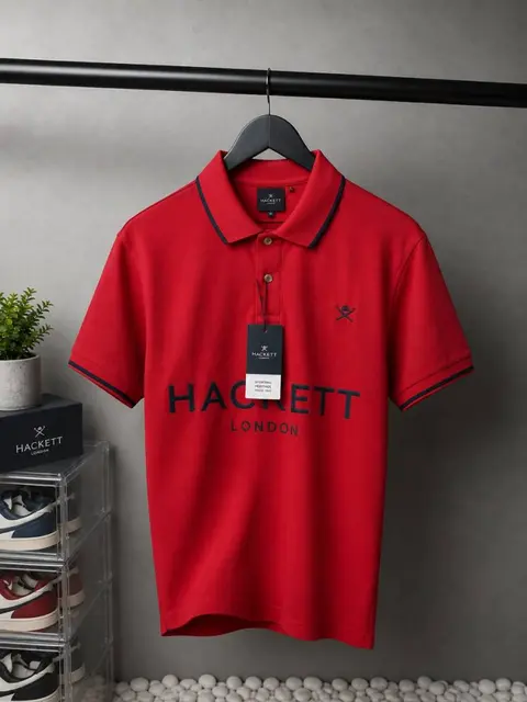 Hackett Premium Polo T Shirt with OG box Packaging 2319