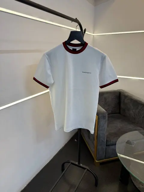 Hackett white imported round neck tshirt