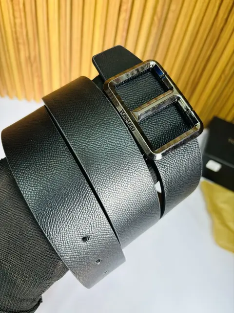 08 TOM FORR BLACK PREMIUM QUALITY REVERSIBLE BELT WITH BOX