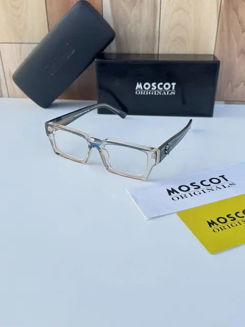 Moscot 1158 peach blue plano