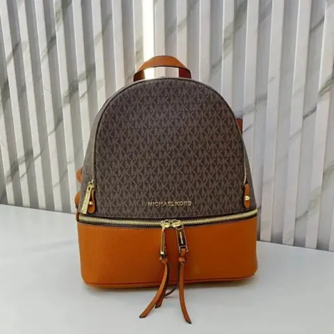Michael Kors MK Rhea Backpack With Dust Bag (Coffee Brown - 762)