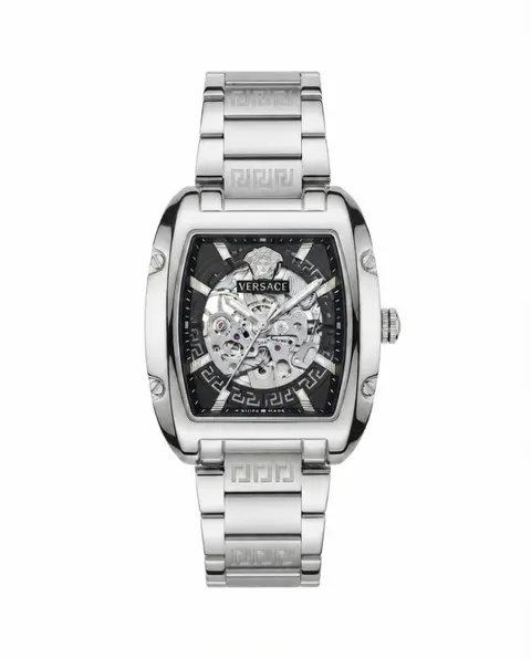 Versace Dominus Sktl Men Automatic Silver black Dial