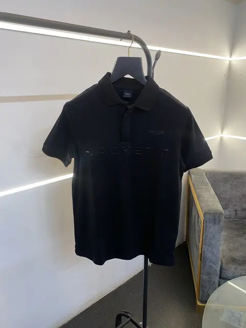 Hackett premium quality polo tshirt blacK