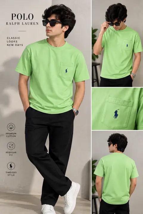 Ralph Laure-n RL Premium Round Neck T-Shirt 2605