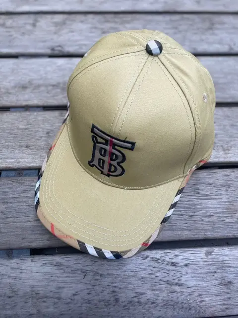 Burberry Beige Front Logo Monogram Premium Unisex Cap (With Box 740