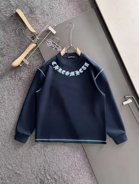 CHROME HEARTS IMPORTED SWEATSHIRT STORE ARTICLE NAVY BLUE