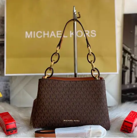 Michael Kors Signature Logo Handbag With DustCover