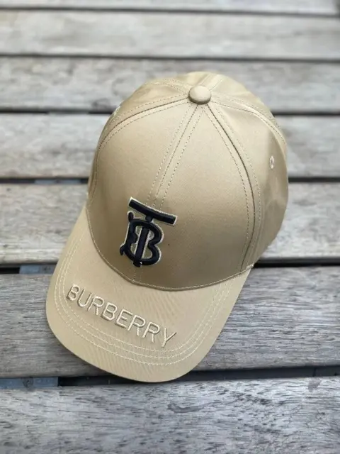 Burberry NoReturn Tb Apricot And Black Logo Premium Unisex Cap( With Safety Box)