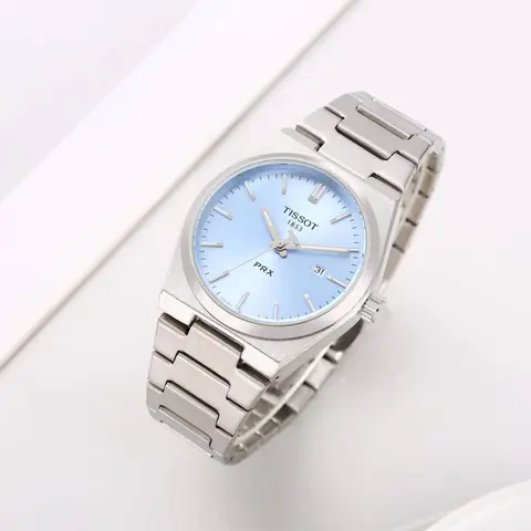 Tissot 1853 Prx Silver-Sky-Blue Plain
