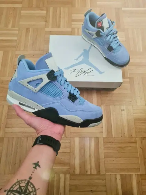 Air Jordan 4 University Blue Semi UA Quality