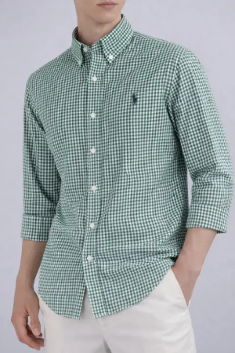 No return Ralf Lauren imported Polo shirt Green