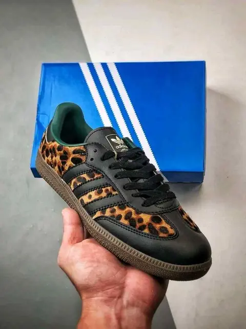 Adidas Samba OG Black Green Leopard 1778
