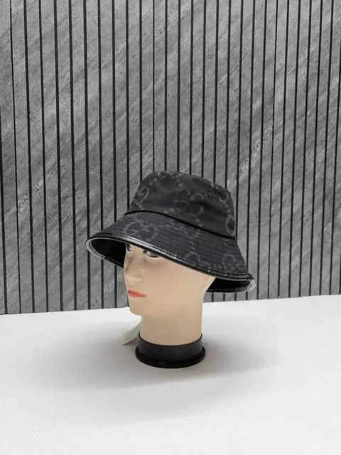 Gucci GG Horsebit Premium Monogram Unisex Bucket Hat