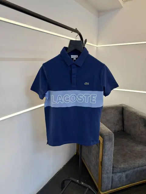 Lacoste imported polo tshirt blue