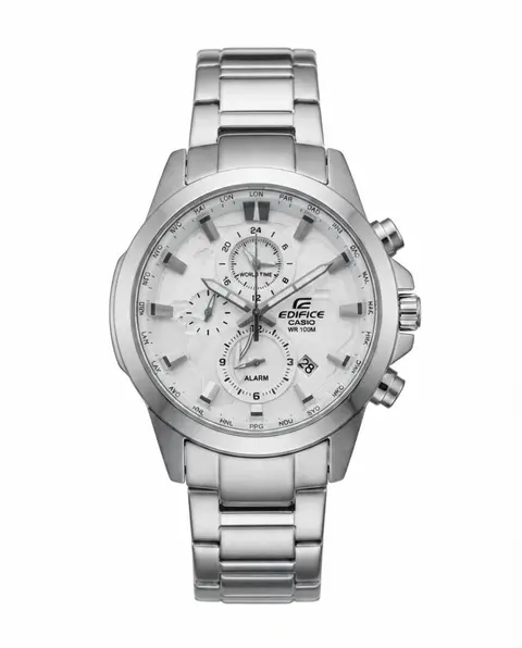 Casio Edifice EFR-303D Silver white Dial