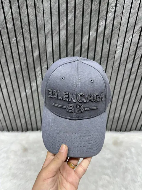 Balenciaga All Grey Matte Front Logo Premium Unisex Cap