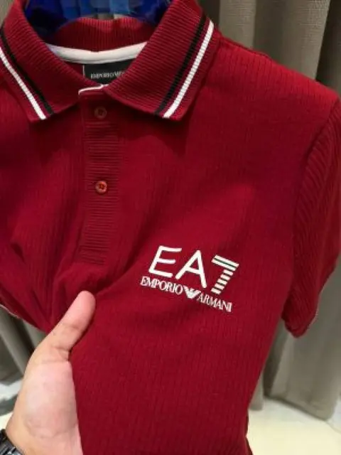 EA7 impoted Polo Tshirt Red