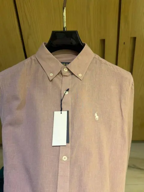 Ralph L-AUREN P-OLO IMPORTED STORE ARTICLE SHIRT linen fabric