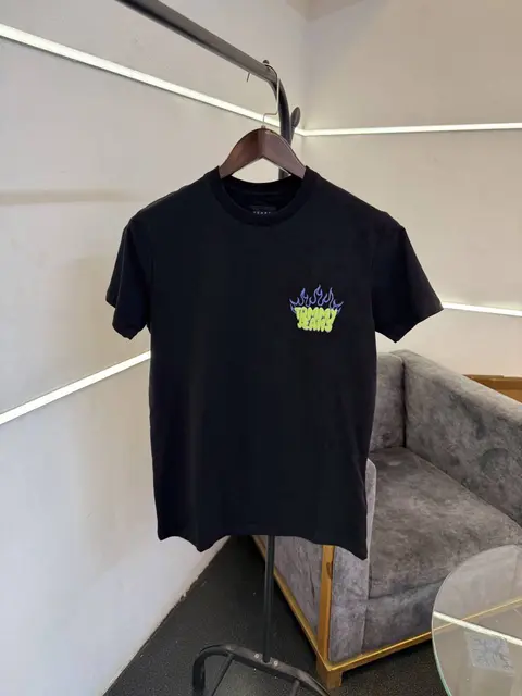 Tommyy hilfiger black imported round neck tshirt