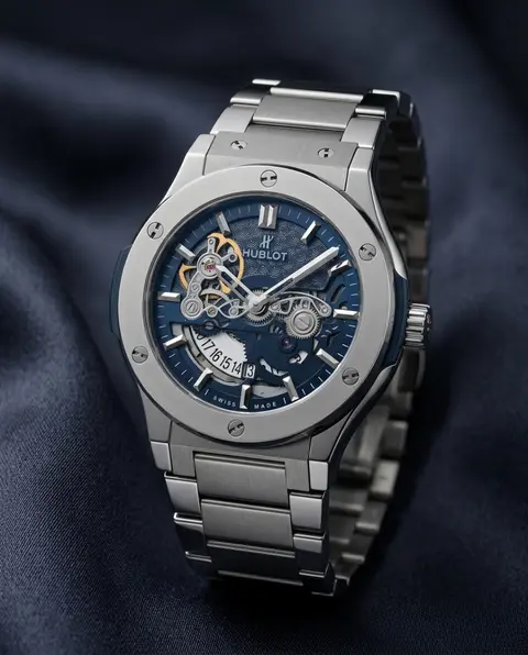 Hublot Classic Fusion Silver-Blue
