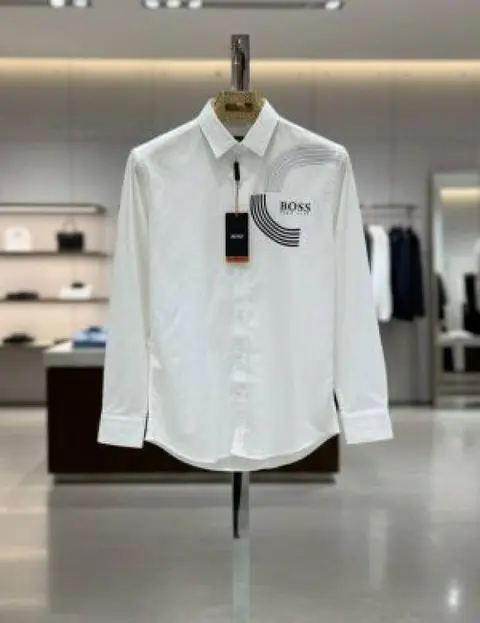 HUGO BOS IMPORTED SHIRTS WHITE