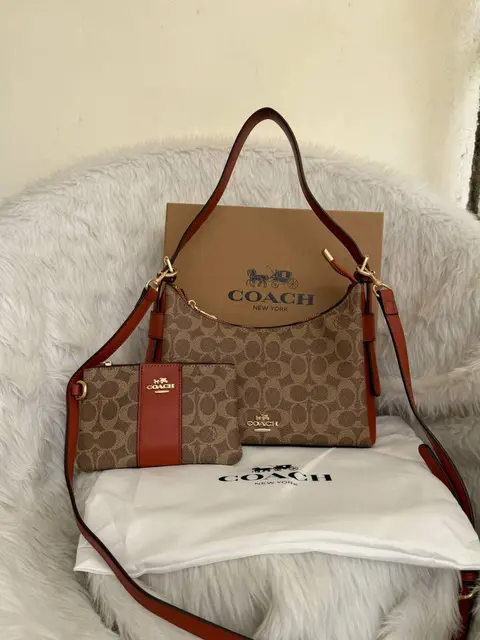 Coach 05 Laurel Hobo Shoulder Combo With Wristlet Wallet Original Box Packing