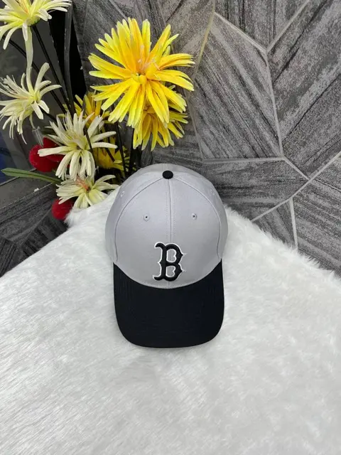 Boston New Era Dual Tone Black And Grey Premium Unisex Cap With Safety Box