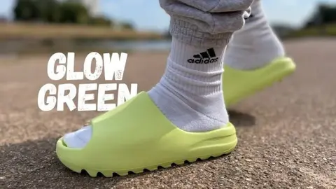 Adidas Yeezy Slide Green Glow UA Quality For Men s