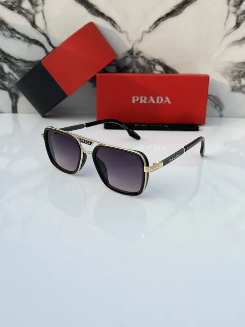 Prada 399 gold wine