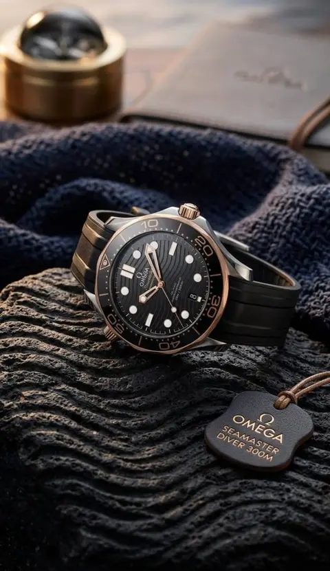 Omega Seamaster Diver 300M Automatic Black-Copper-Black