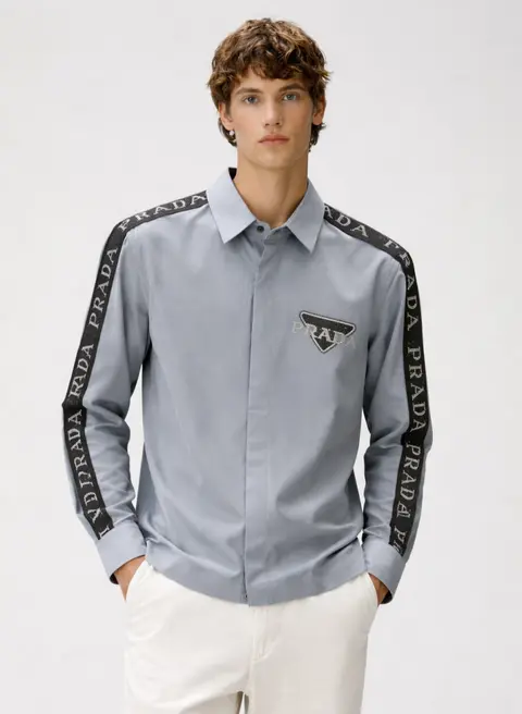 Prada IMPORTED STORE ARTICLE DIAMOND SHIRT