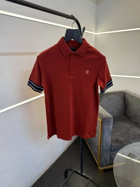 Rarerabbit classic imported polo tshirt red rust sale