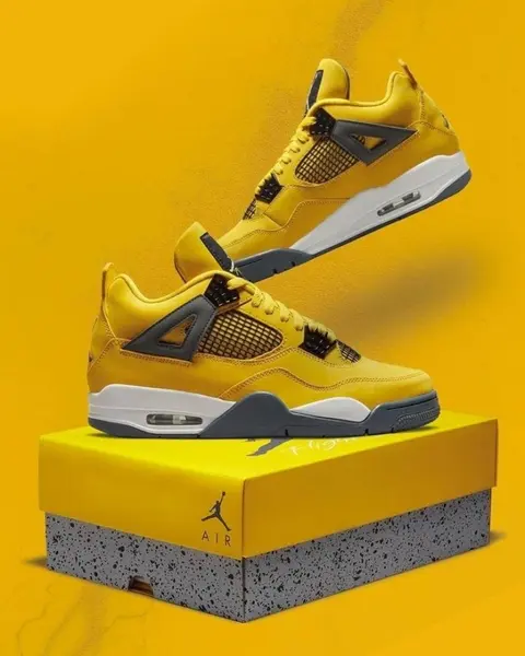 Air Jordan Retro 4 Lightning Semi UA Quality