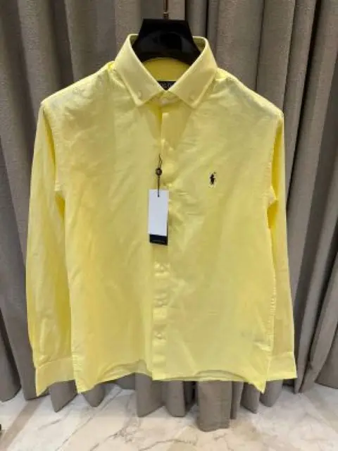 No return Ralf Lauren imported shirt Yellow