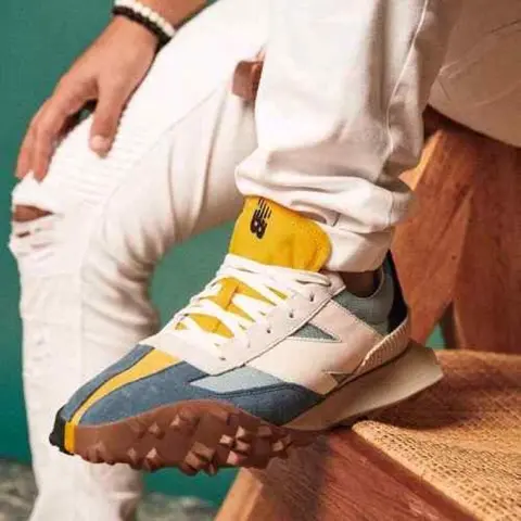New Balencee XC 72 Storm Blue Yellow 1022