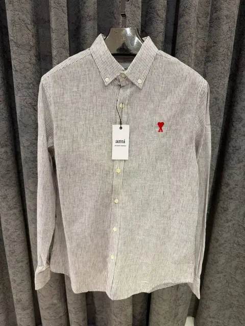 NO RETURN SALE AMI PARIS IMPORTED SHIRT BROWN