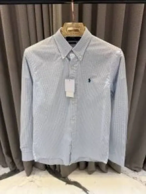 Ralph Lauren chest logo imported shirt sky blue