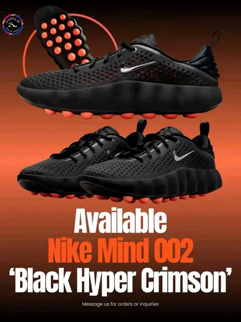 Nike Mind 002 BlackHyper Crimson fix 544