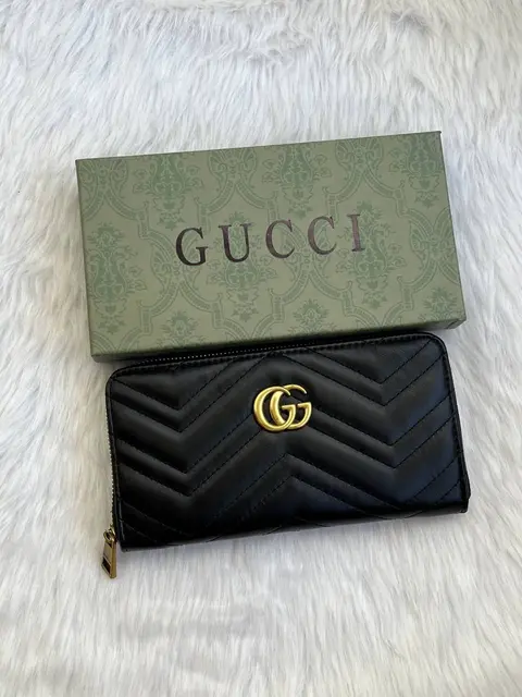 Gucci 87 GG Marmont Wallet With OriginalBox