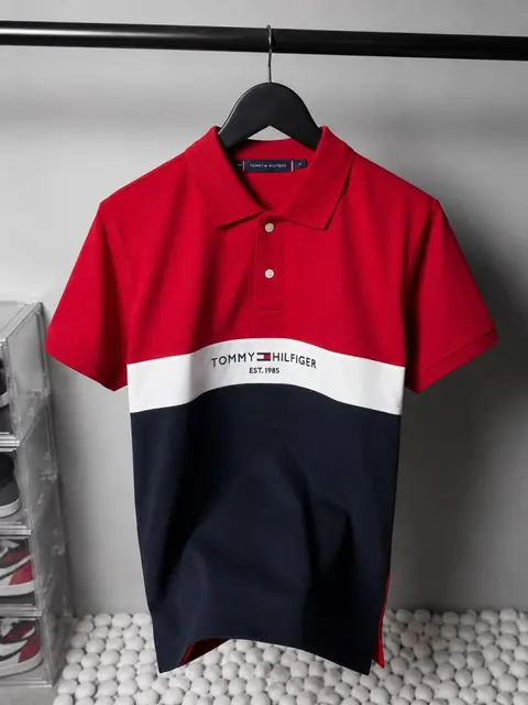 Tommy Hilfige r Premium Polo T-Shirt With OG Box Packaging 1394