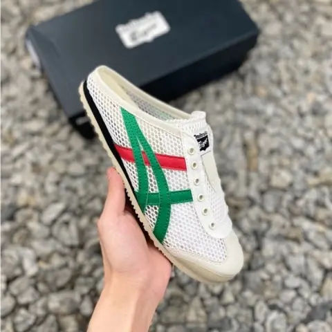 Mexico 66 Sabot Half Cut Shoe Sneaker White Green