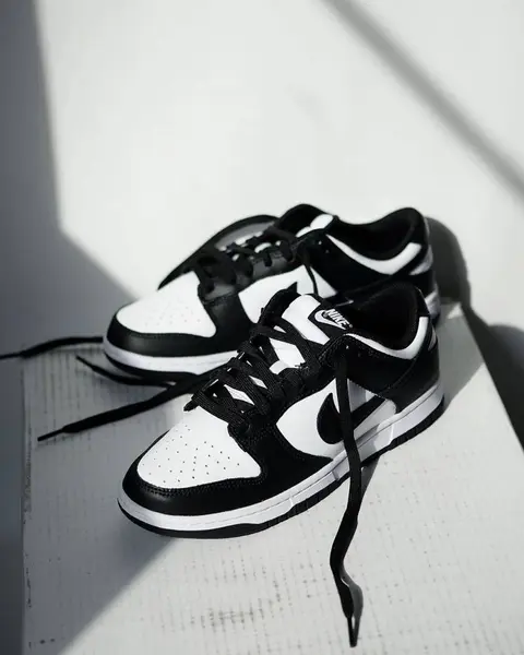 Nike sb dunk panda woman s leather quality