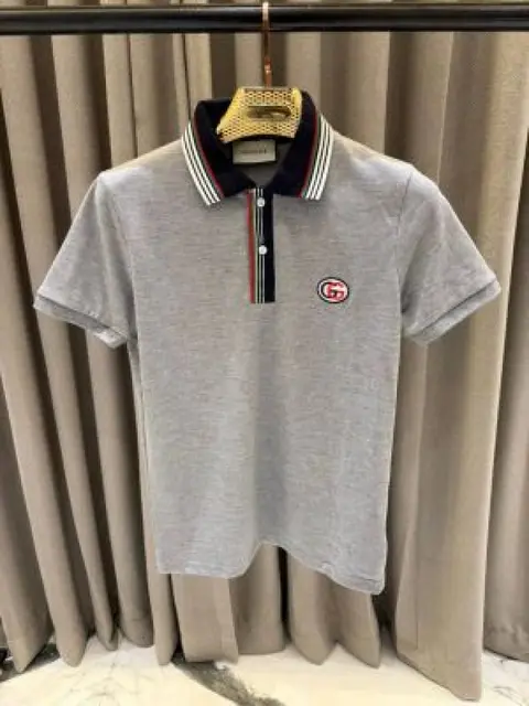 Gucci Imported primium Polo Tshirt Grey