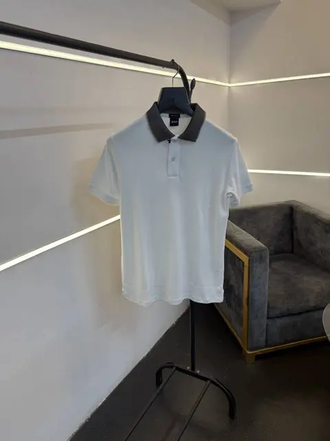 Hugo bos imported polo tshirt white sale
