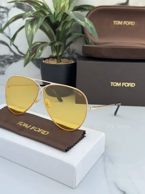 tom forr aviator gold yellow