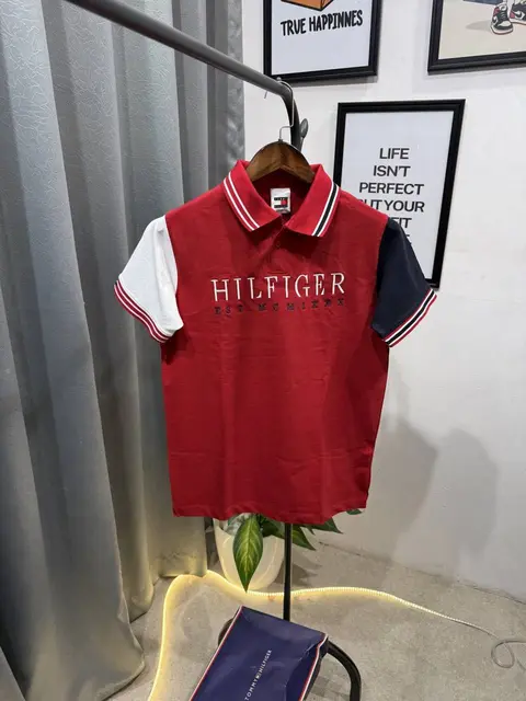 Tommy hilfigar box pack imported polo tshirt red