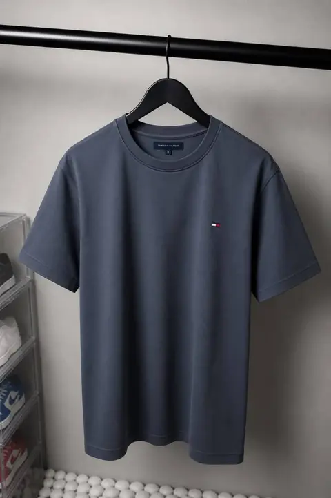 Tommy Hilfige r Premium Round Neck T-Shirt with OG Box Packaging 1576 Sale VS1000