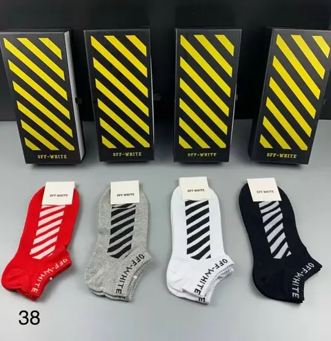 38 Of White Premium Cotton Socks 5 Pairs with Og Box