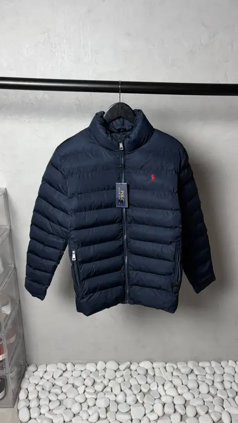 Polo Ralf Lauren Quilted Puffer Jacket Navy Blue 1013