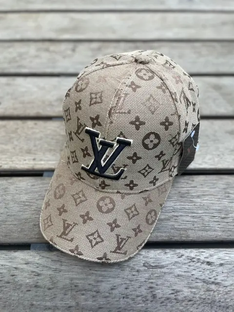 Louis Vuitton Wheat Big Front Monogram Logo Premium Unisex Cap (With Safety Box) 868